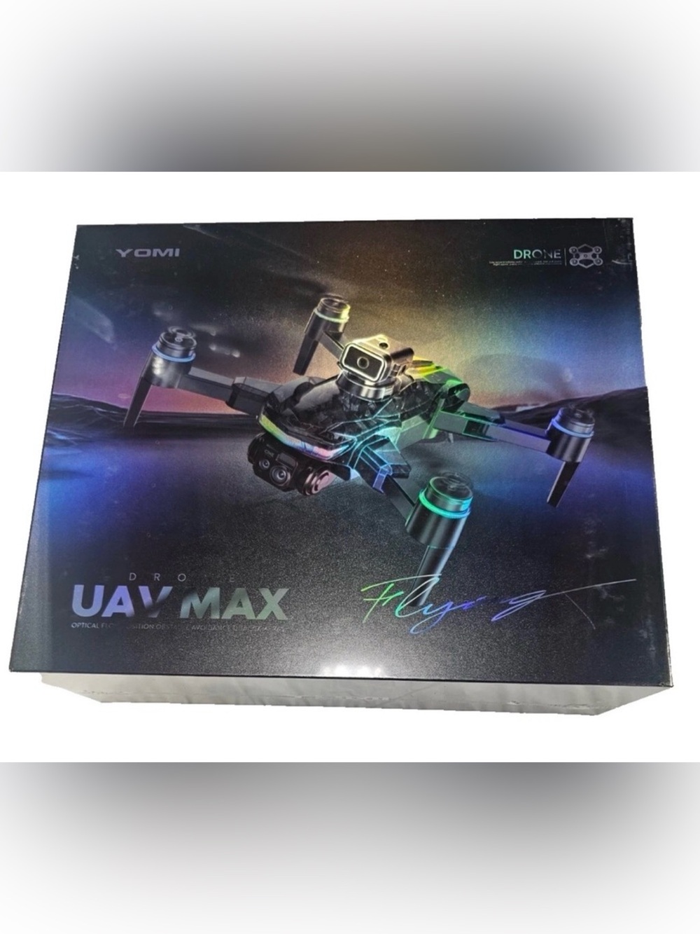 NIB Foldable RC Drone with Smartphone Controller - Black - Picture 3 of 7